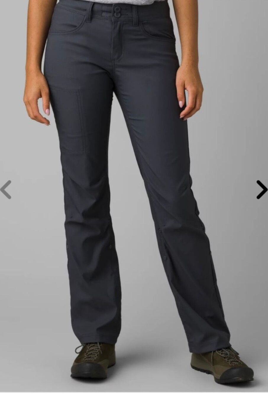 Prana halle pants in dark gray 6